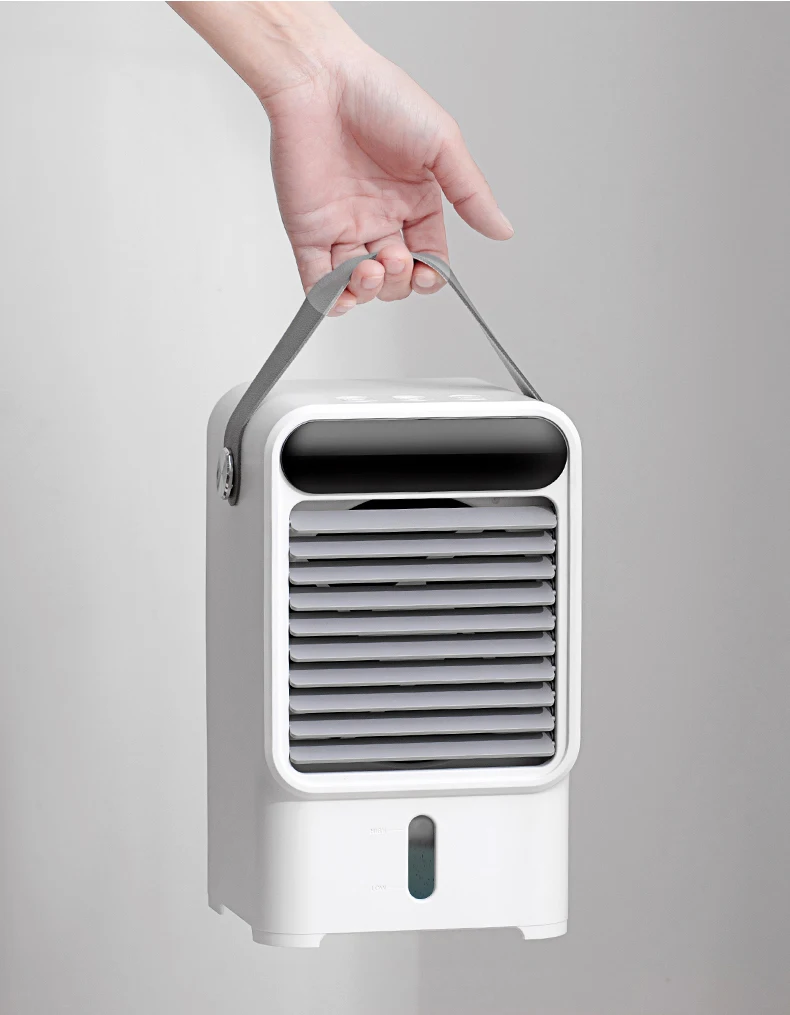 Mist Portable Small Desktop  Home Office Dorm Cooling Fan Mini  Personal Air Cooler Air Conditioner Fan