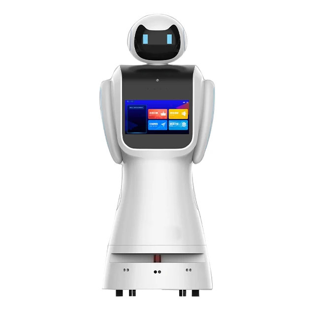 2022  New Travel Industry Hotel Restaurant Bank Hospital Office Welcome Greetings Robot Smart Guiding  Robot