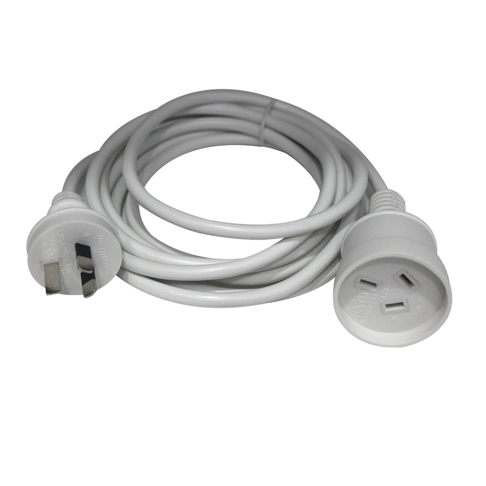 Australia 2 Pin Plug Au Standard Australian 3 Prong Ac Type Strip Lead With Long Cord Power