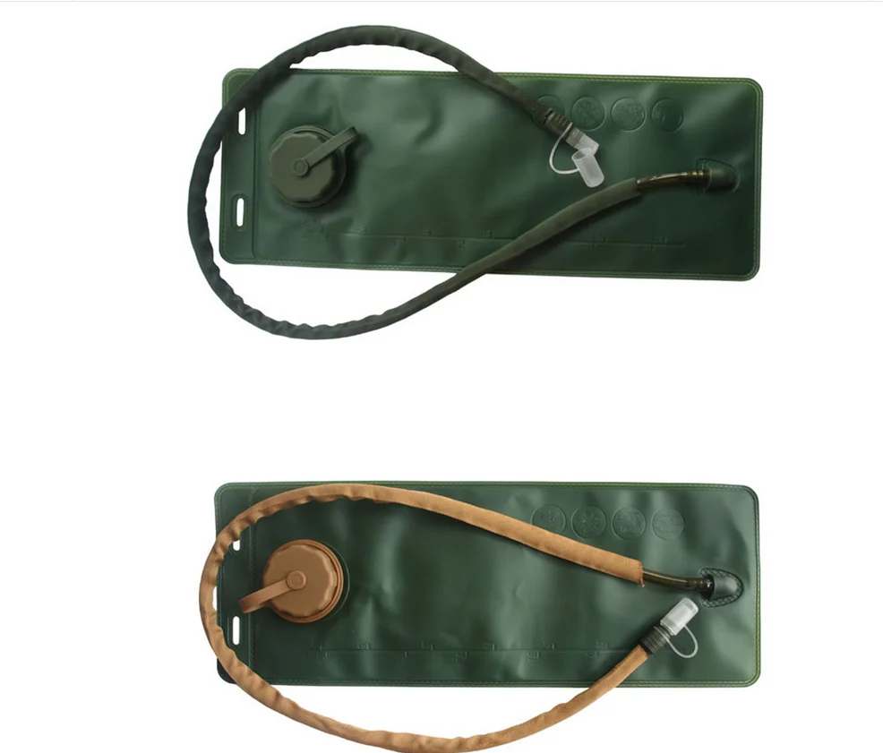 2.5 3 L Leakproof Outdoor Running Trekking Tactical Backpack Water Hydration Bladder with Insulated Tube