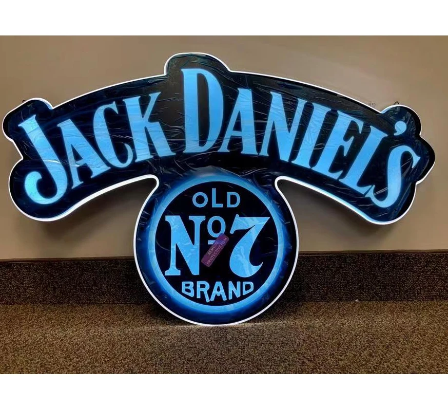 Personally Customized 3d Logo Light Box Letter Sign Led Lighted Metal Channel Letter Sign