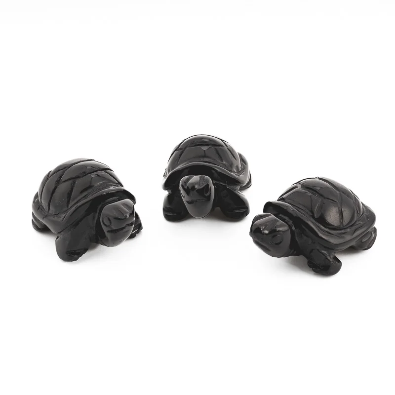 BZ JADE TIFA Gemstones polished statue Jade Carving Obsidian semi precious stones Tortoise for Home Decor & Gifts