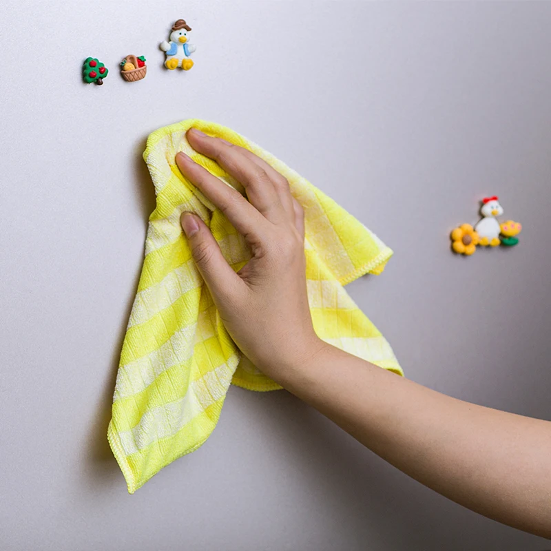 Factory Wholesale kitchen cleaning towel tea dish cloth Absorbent bamboo fiber cleaning cloths microfiber cleaning cloth