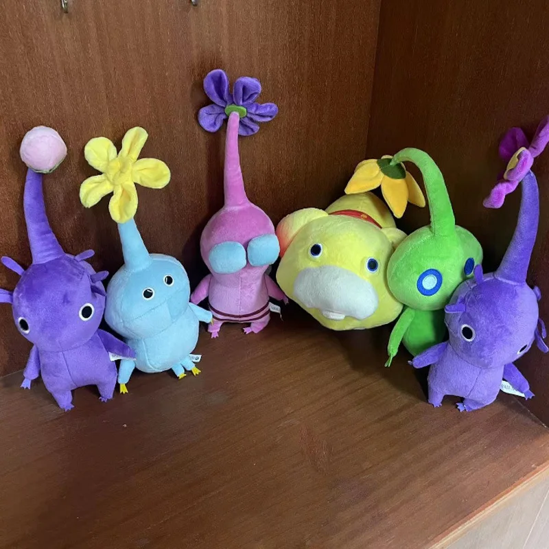 Hot Sale Ice Pikmin Plush Toys  Cute Cartoon Anime Figure Flower Game Fans Gifts Stuffed Plush Doll For Kids