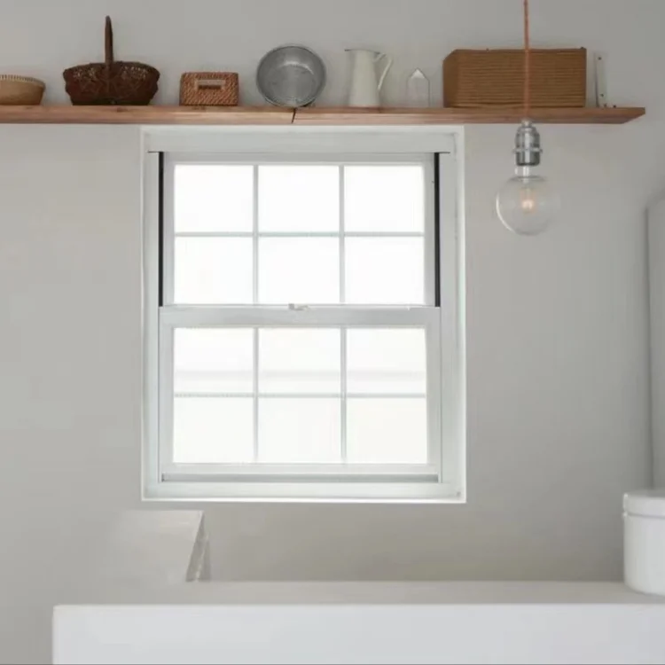 Customized Factory Price UPVC Window Single Hung Windows Cheap House Window For Sale