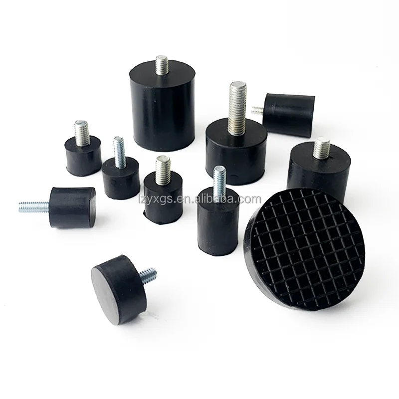 M8*60*13mm Adjustable Rubber Shock Absorber With Screw Support Foot Anti-slip Wear Adjusting