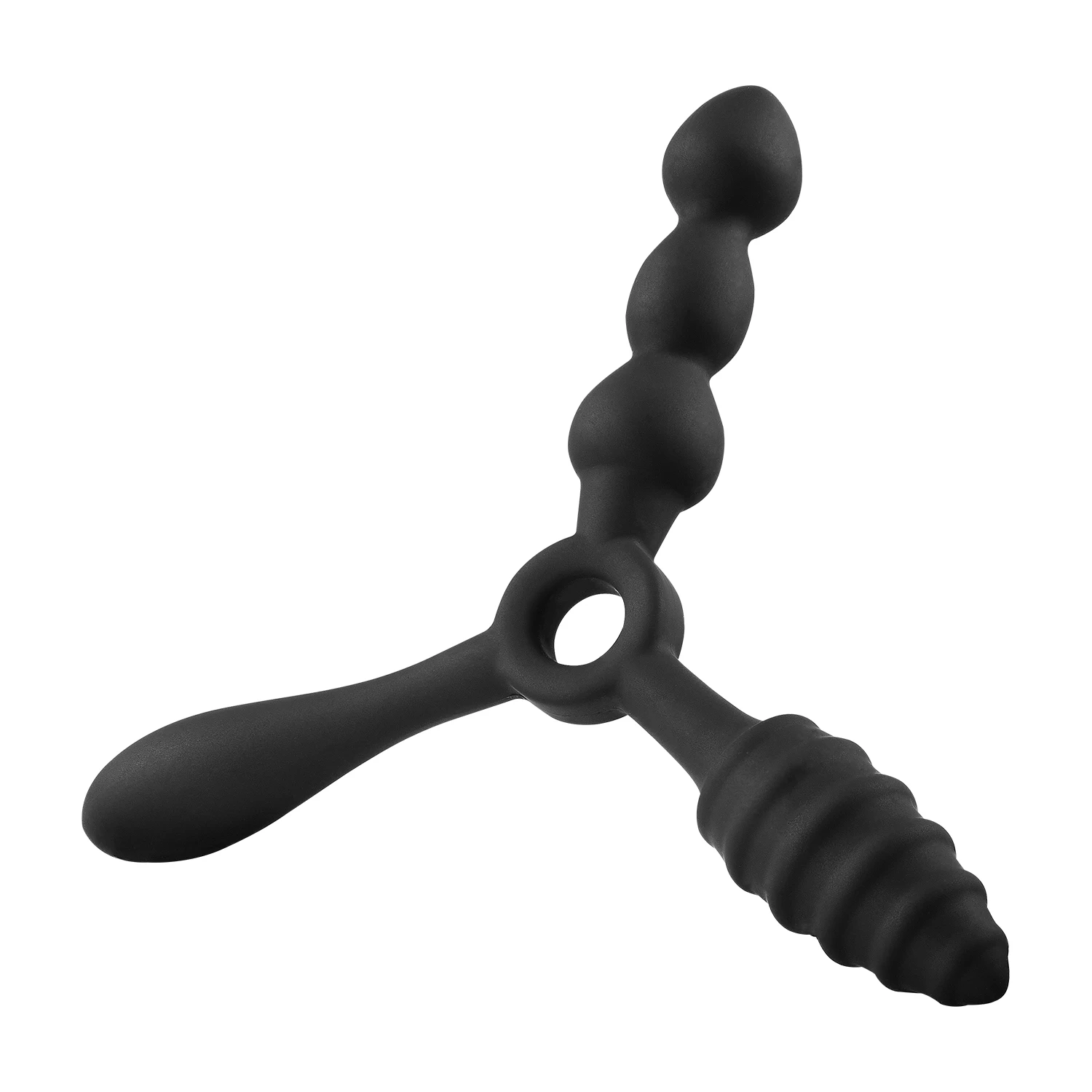Silicone G String Trainer Prostate Massage Triple Anal Butt Plug