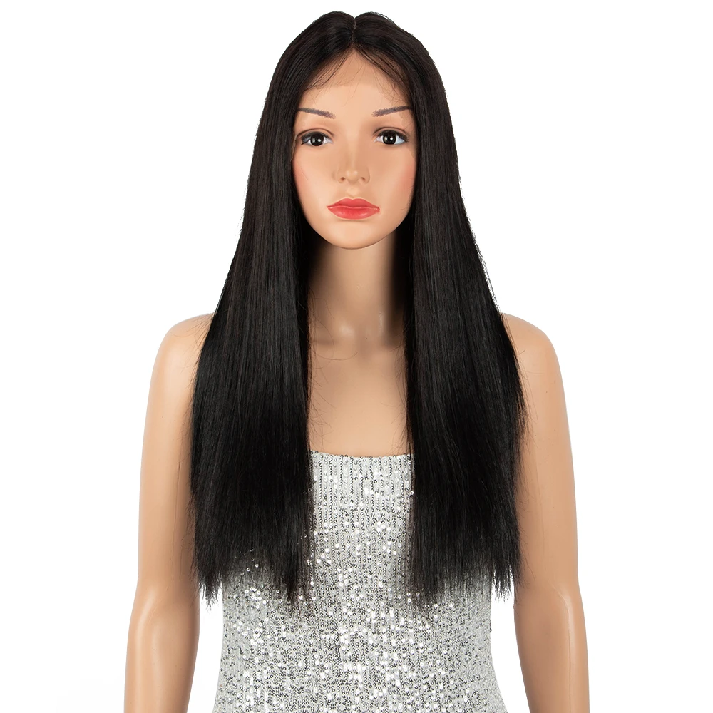 Rebecca Hot new products color hair extension wig black brazilian Straight human hair wig with factory price