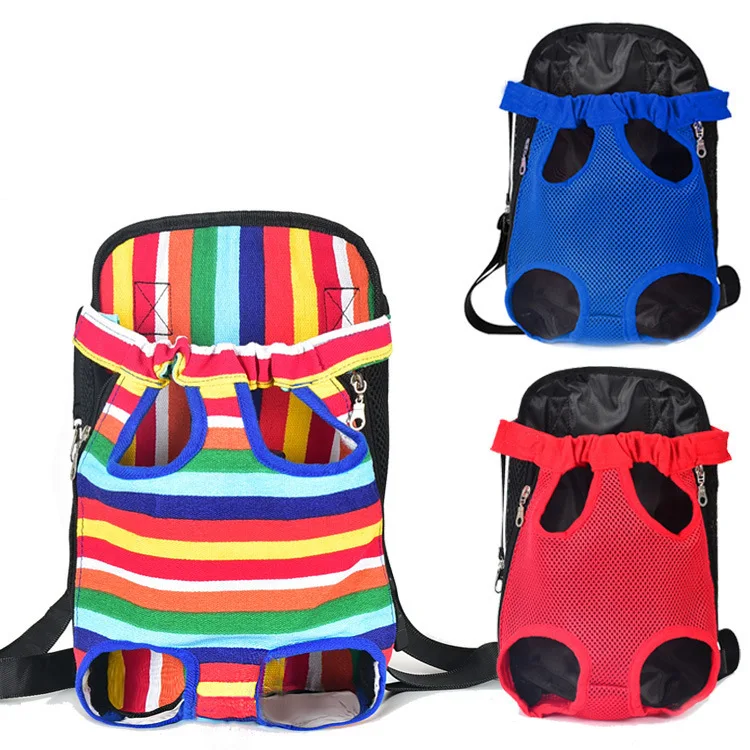 Factory Direct Sales Pet Dog Carry Bag Cat Go Out Backpack Portable  Comfortable Shoulder Chest Bag