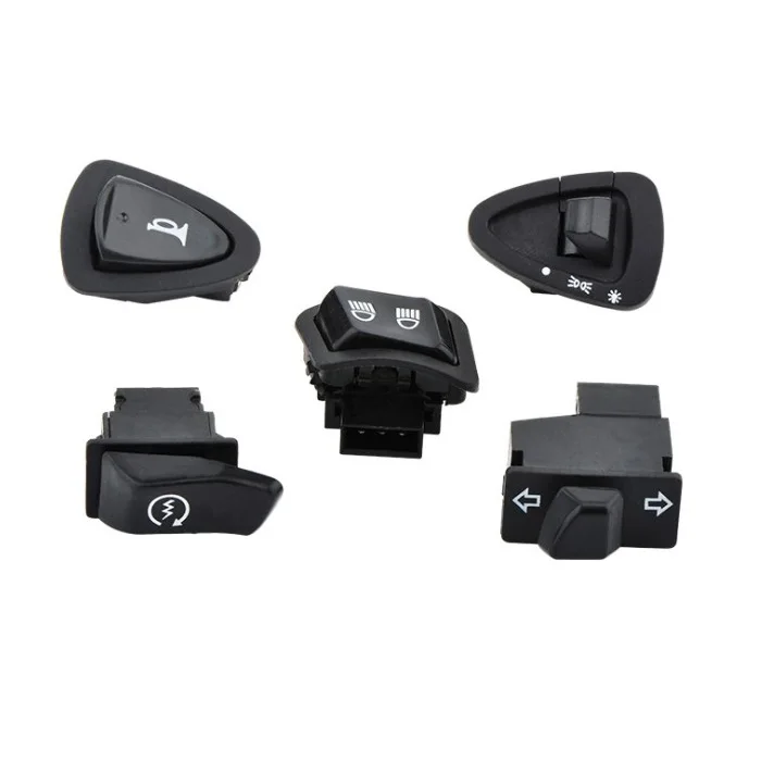 Motorcycle Accessories  Push Button Switch Horn Motorcycle Turn Signal Motorcycle Fog Lamp Start Light Handlebar Switch B