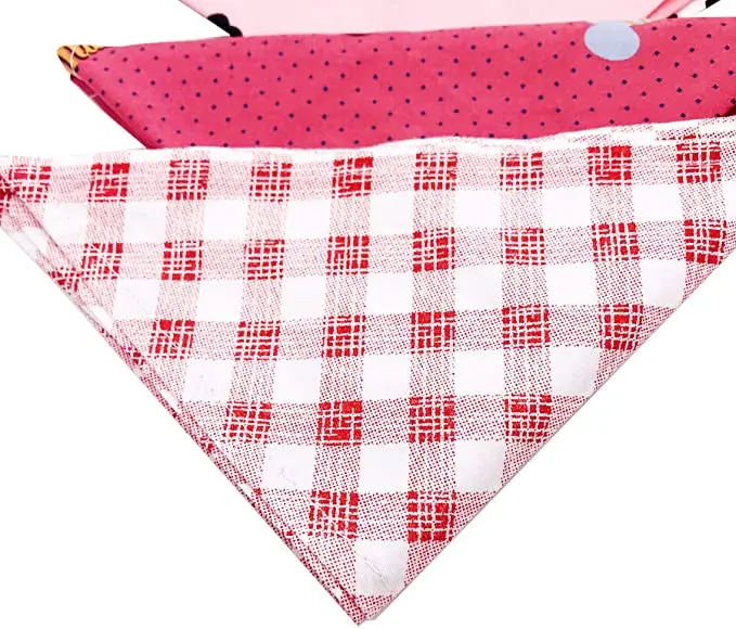 Low MOQ Multiple Styles Various Colorful Patterns 100% Polyester Pet Custom Bandana