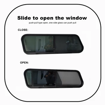 TONGFA anti-ultraviolet One sided screw push-pull window with E MARK certification for pickup