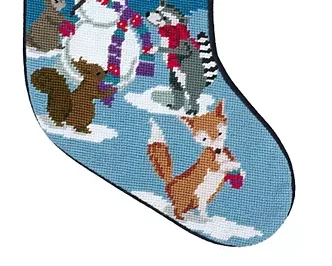 VNG010 Home Creations Holiday Edition Needlepoint Stocking Kit