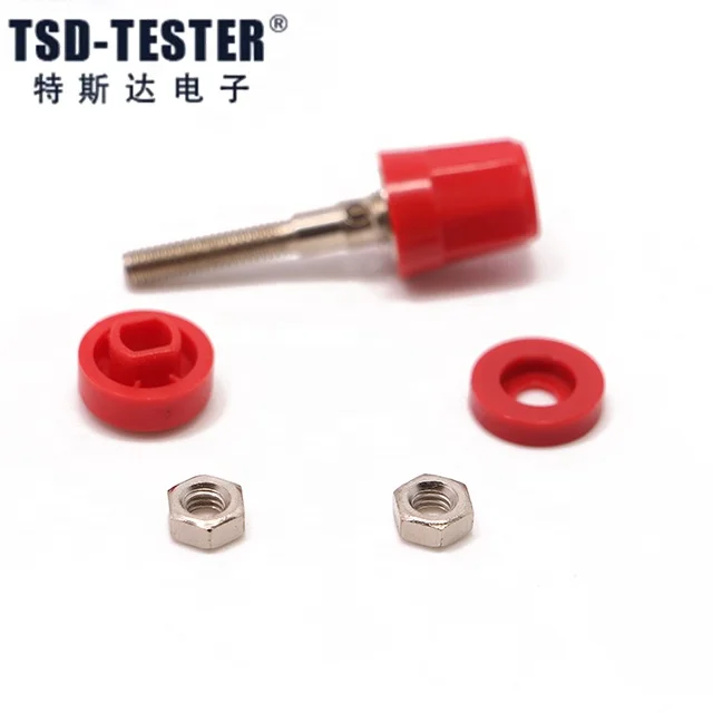 5 colors Nickel Plated Speaker Terminal Binding Post Banana Plug Socket Amplifier Connector for 4mm Banana plug