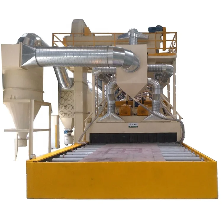 
Rfq Steel Plate Roller Conveyor Shotblasting Machine 