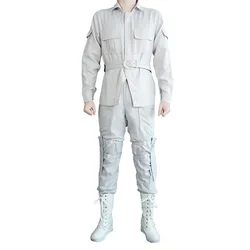 Milky Way Hataraku Saibouz Costume Leukocyte U1146 Cosplay cells at work jacket Saibo Cosplay Hataraku Saibou Light Gray Cosplay