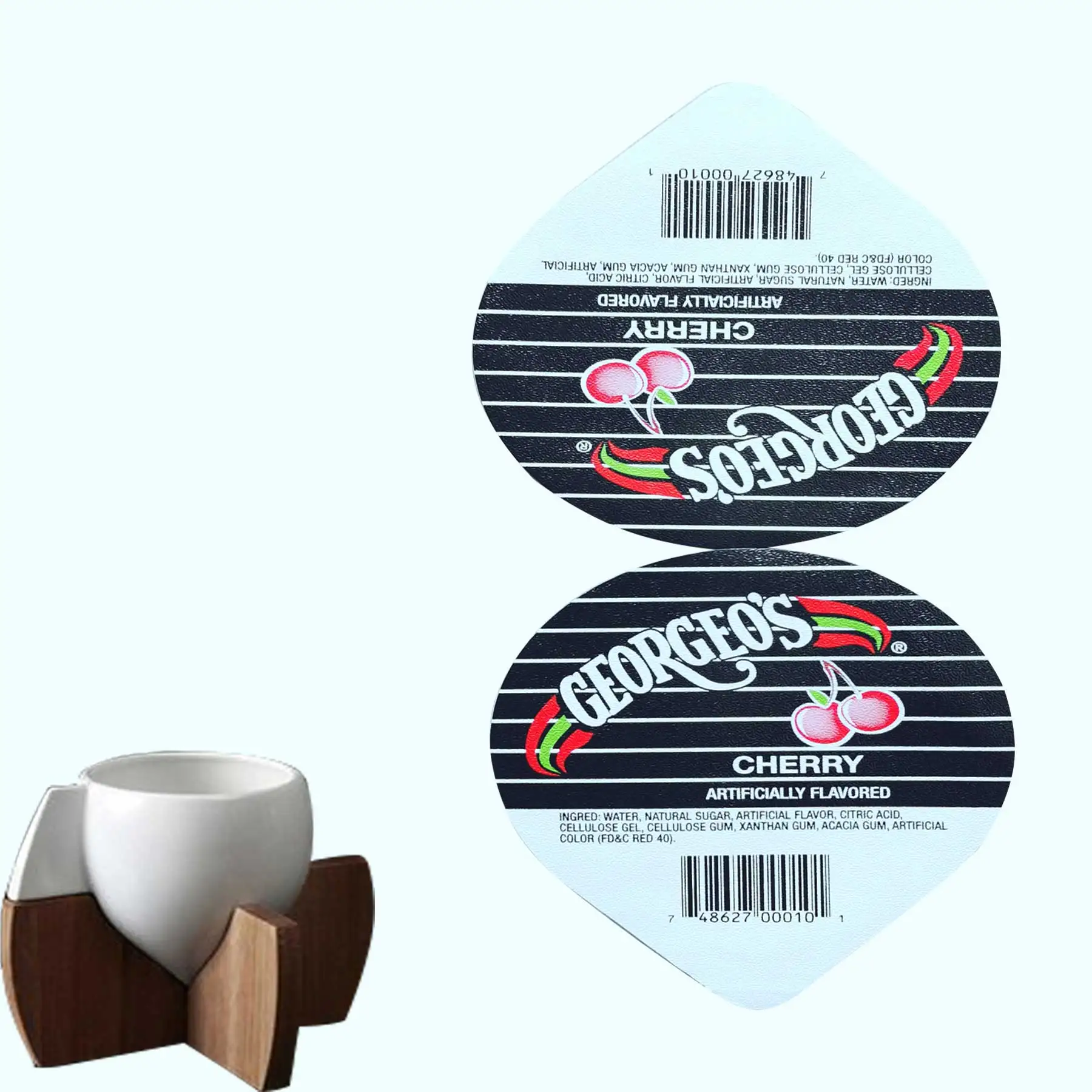 Specialize in foil lid yogurt 68mm coating PP lacquer/PP heat sealing film