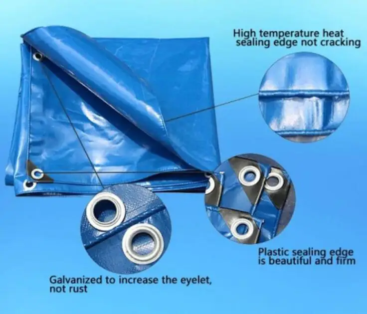 550g / m² Tarpaulin fabric covering 3 x 4 m green tarpaulin cover
