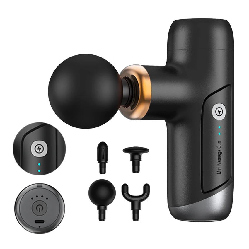 Customized Wholesale Professional Hand Massager Therapeutic Mini Deep Tissue Muscle Electric Massage Gun