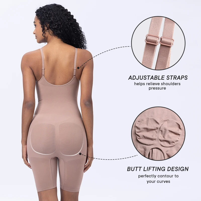 Body Shaper Shapewear Wholesale Best Selling Custom Plus Size Women Tummy Control Body Bodysuit Seamless Shapewear For Women