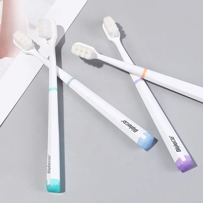 China Toothbrush Factory Produces Silicone Gum Ultra Soft Micro Nano Adult Toothbrush