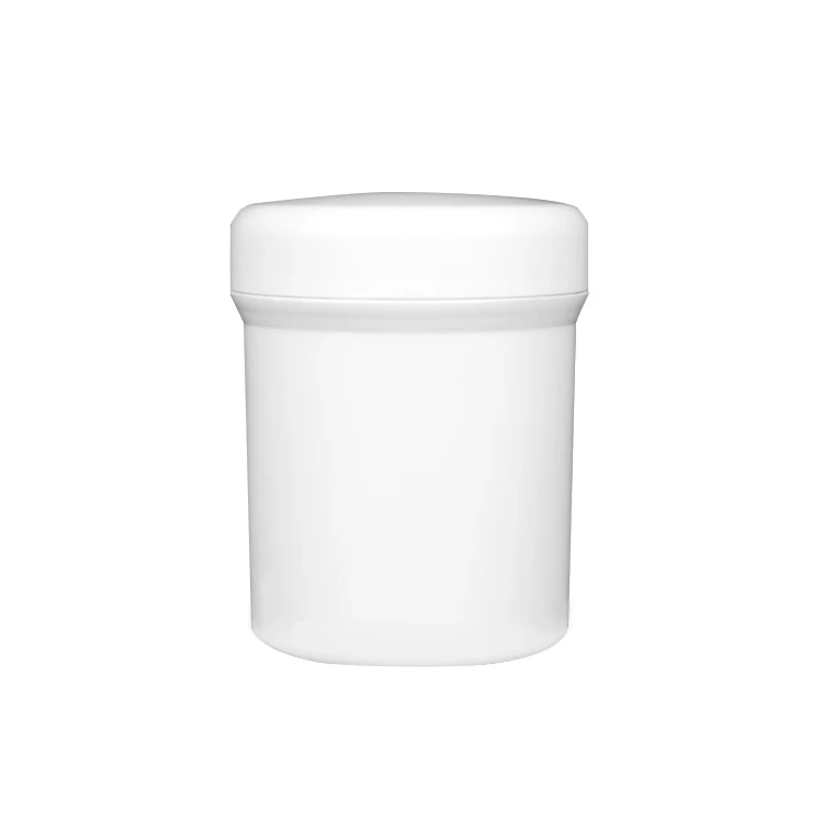 250ml empty white bio degradable material organic sustainable pla corn starch jar