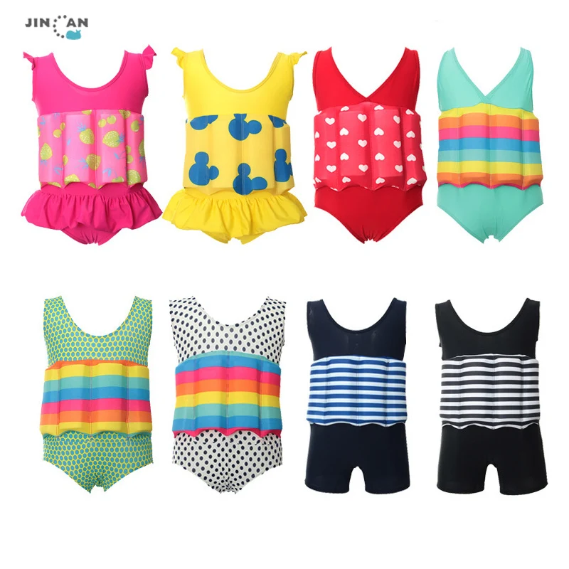 Wholesale Children Learn To Swim Training Vest Adjustable Kids Float Suit Buoyancy Swimsuit