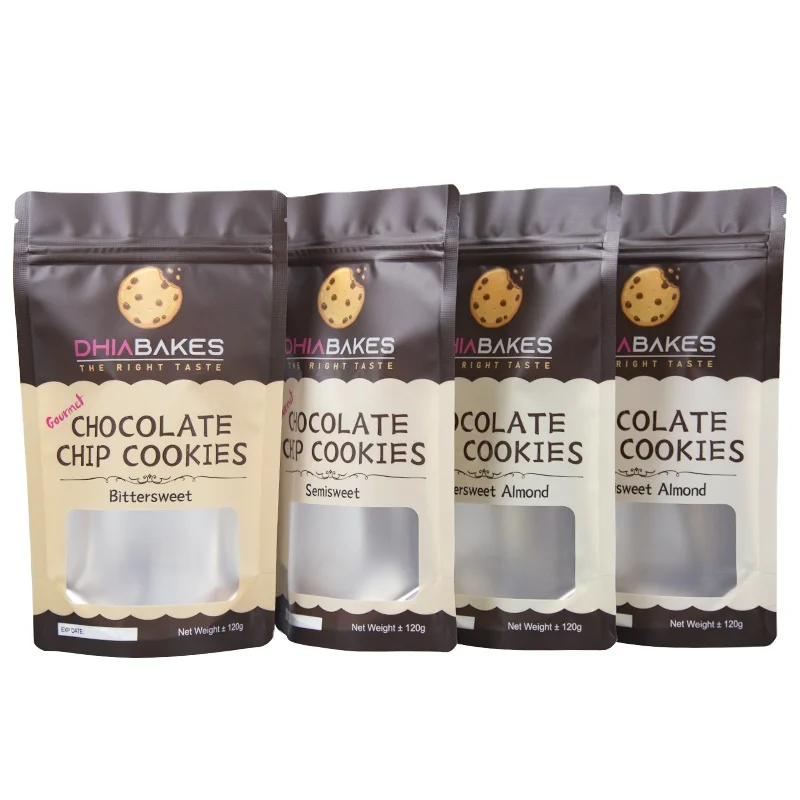 BN Packaging Custom Printed Food Grade Snack Packing Stand up Pouch Eco-Friendly Zip Packing for Food Plastic Bags