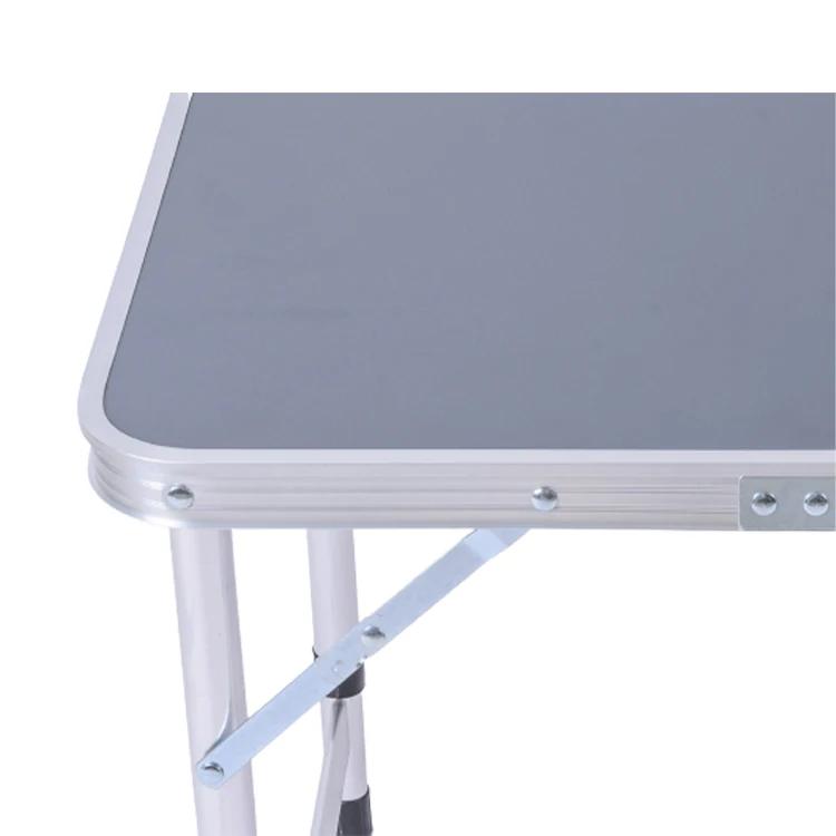 Manufacturer can customize wholesale folding table outdoor stall small table portable metal camping field table and chairs