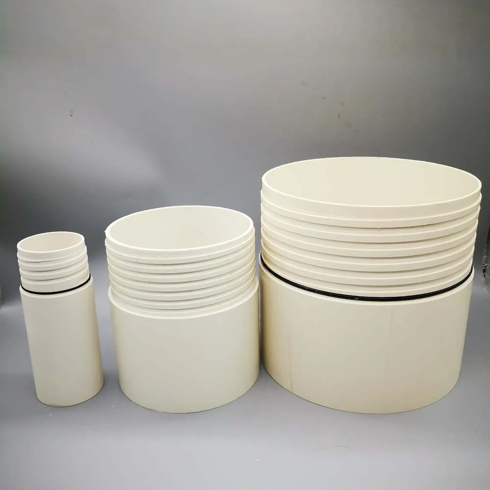 High Quality Factory Made Plumbing Pipe Fitting Plastic Nylon End Cap for Casing Pipe