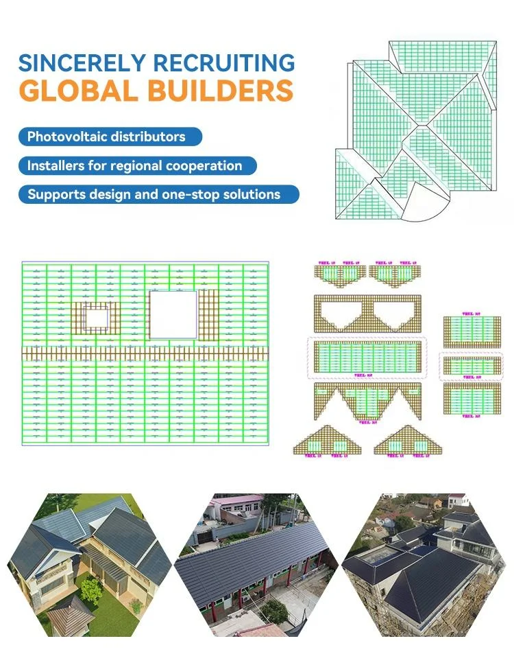 Hot sale 95w Flat roof tiles solar cells 95w cigs BIPV solar tiles for home solar system