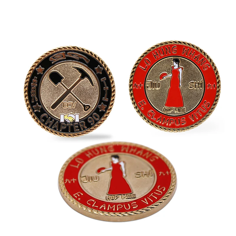 Popular promotional boutique Coin Custom Collectibles antique metal commemorative coin