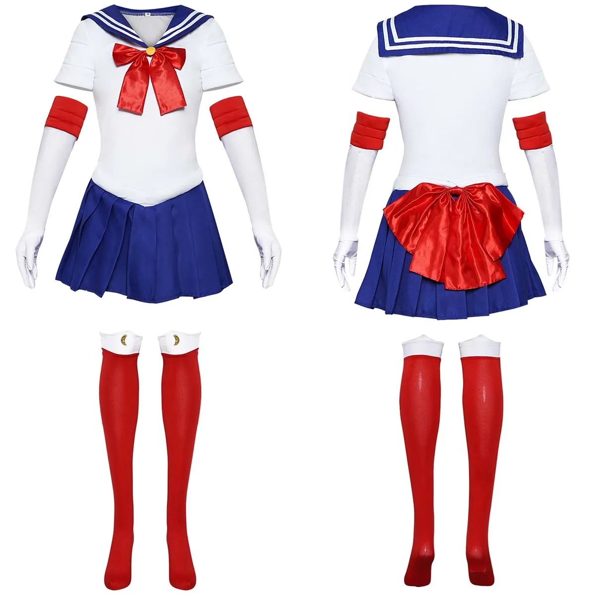 Anime Sailor Cos Girls Tsukino Usagi Kid Cosplay Costume FCGD-016