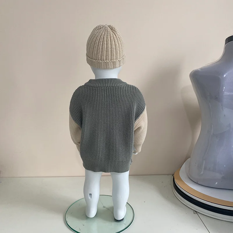 Spring winter baby knitted colorful  jumper girls sweater