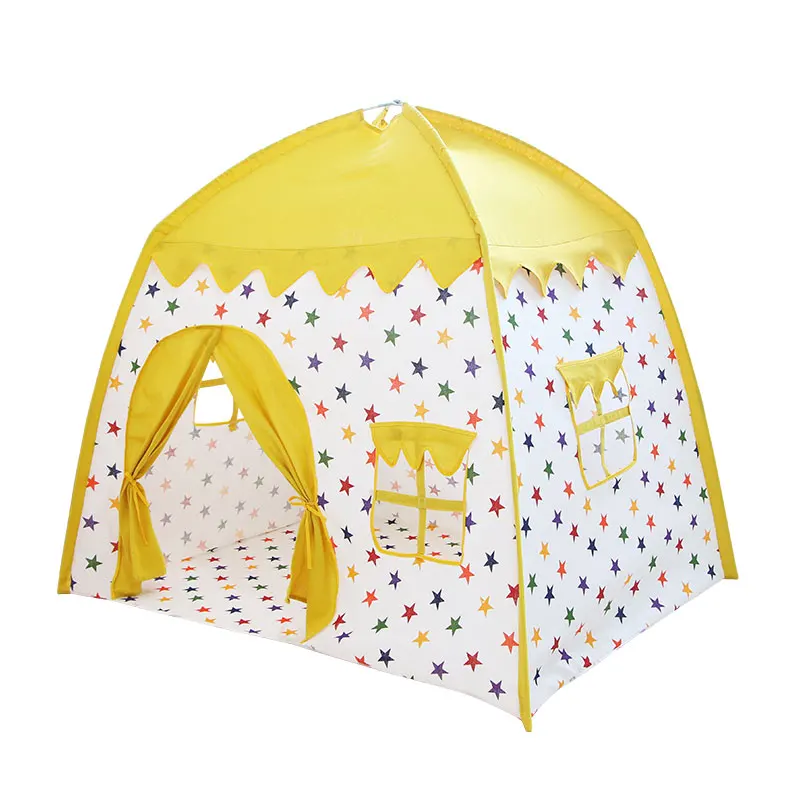 Kids Play Tent Large Space Playhouse Indoor Princess Castle Tents Children Folding Tent Play House Shaped