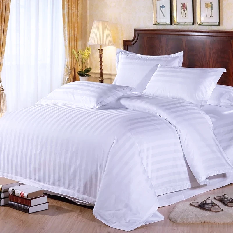 Luxury 100% Egyptian Cotton 600 Thread Count Sheets Bedding 5 Star Hotel Bed Set Bed Linen