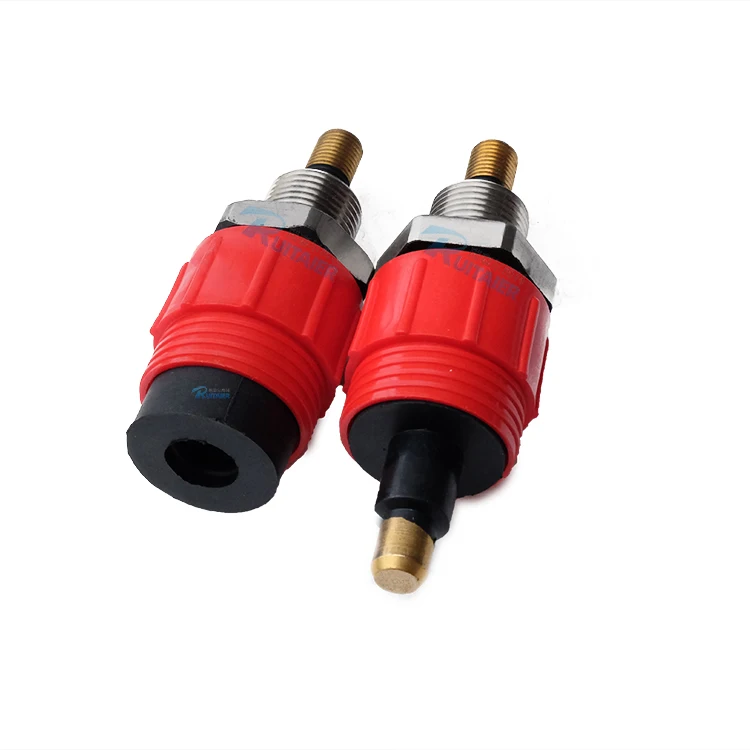 High Power 1 contact bulkhead and inline cable 1KV DC/AC rms underwater connectors BH1F IL1M