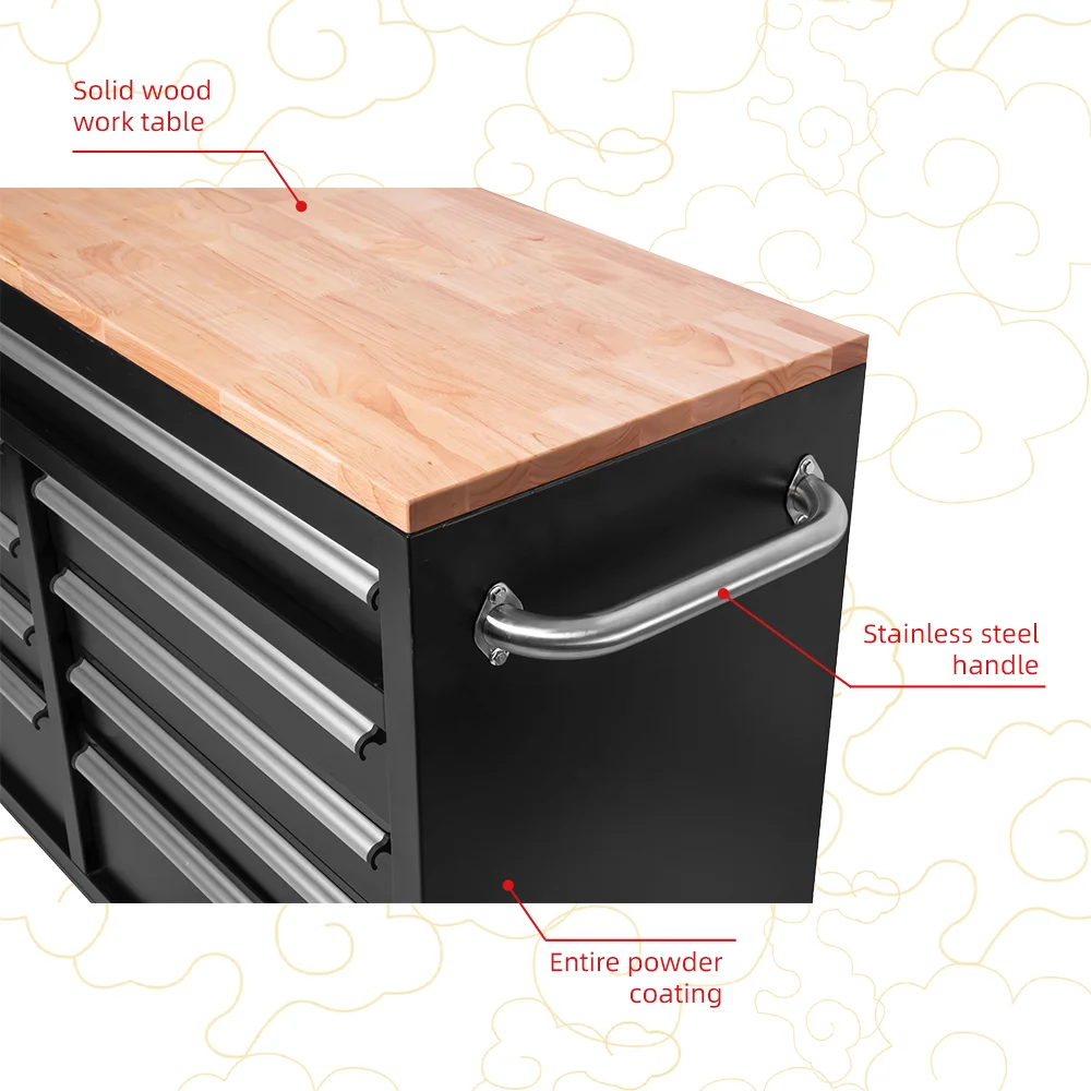 42 inch diy tool drawer cart 9 drawers tool cabinet trolley tool case on wheel