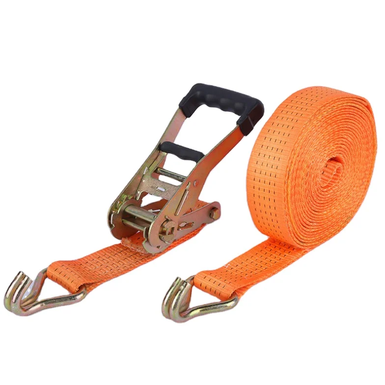 Competitive cheap price ratchet ratchet tie down lashing load strap for cargo