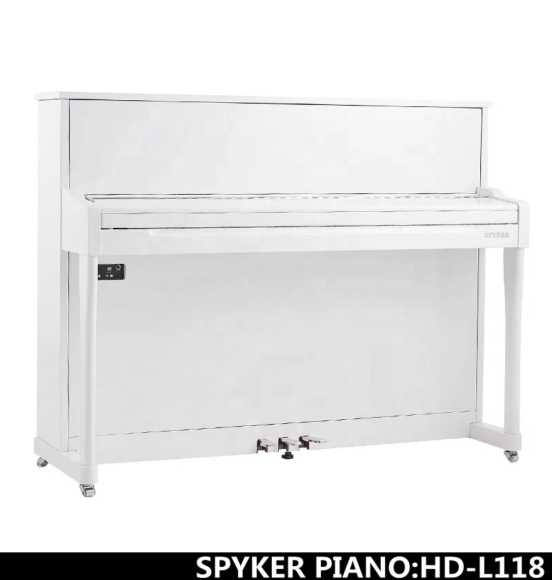 SPYKER High Quality white Polish Upright Digital Piano HD-L118