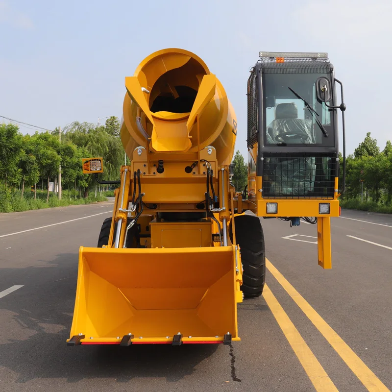 High Rate Of Return 4 Wheel Drive Mini Concrete Mixer Truck Capacity For Sale