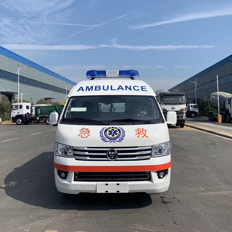 4*2 long wheelbase Foton patient transit ambulance car for sale