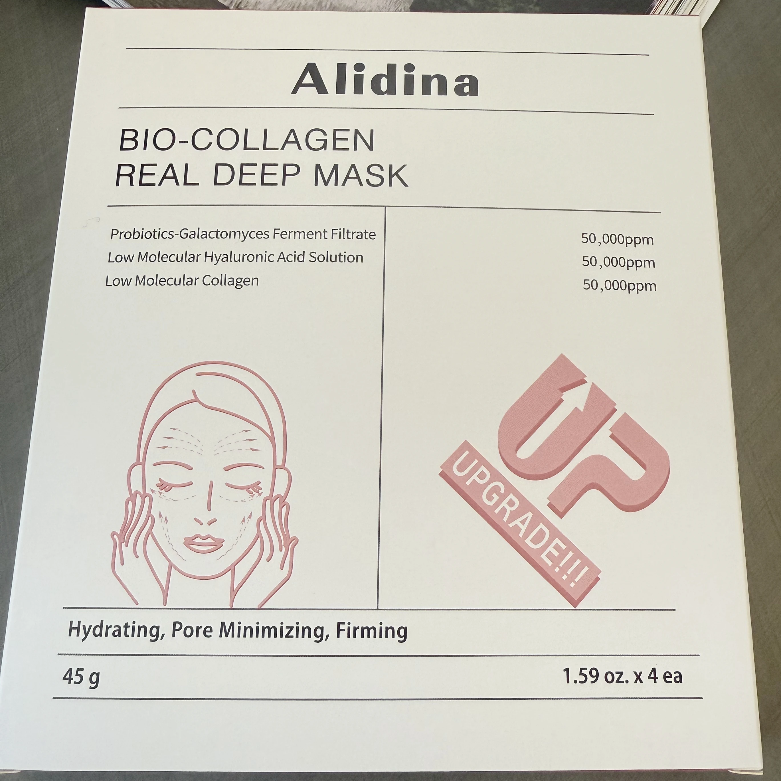 SD Collagen Crystal Mask Beauty Face Fast Melting 45G Bio Collagen Mask Hydrogel Mask Real Deep Hydrating Overnight Upgraded