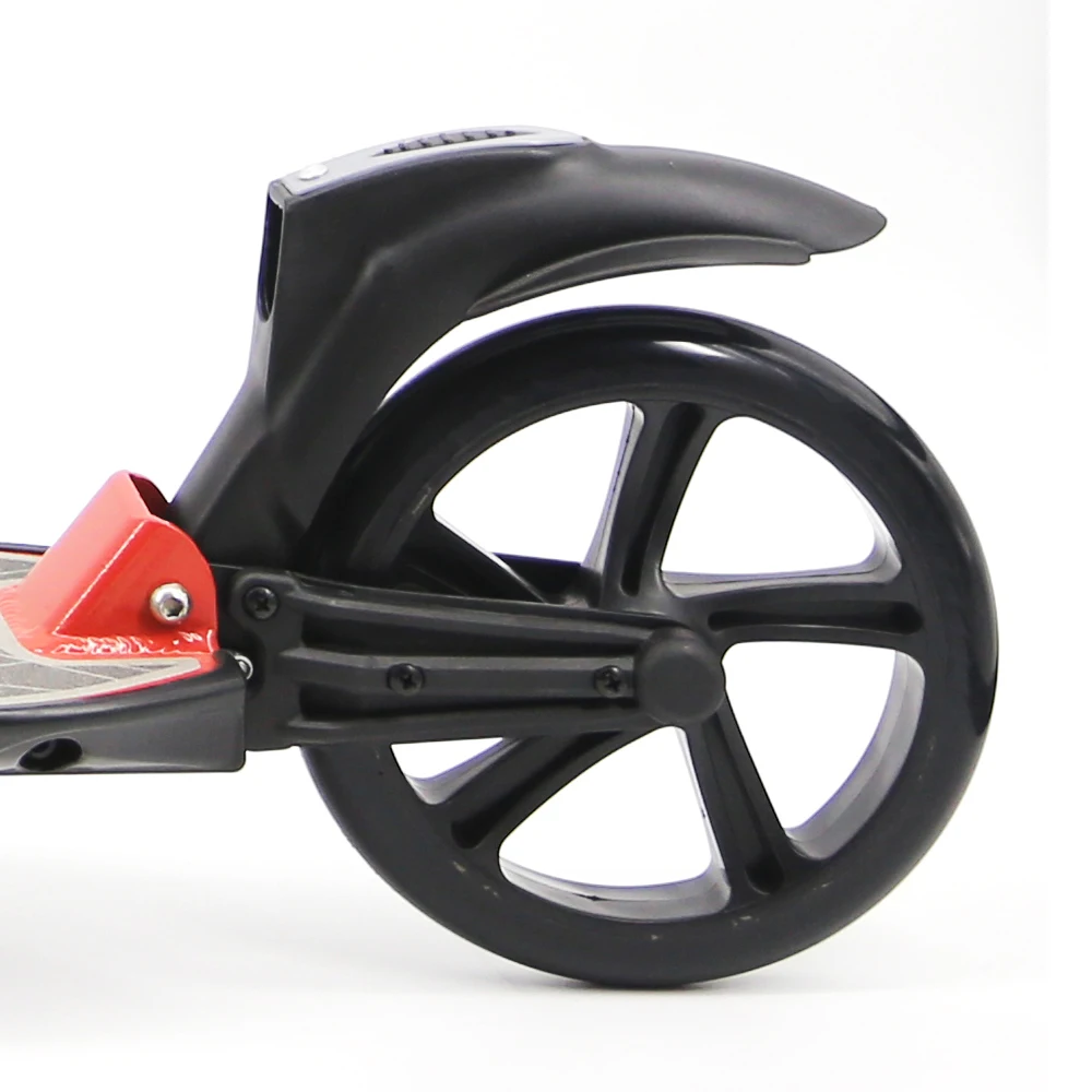 QIYI mini adult folding city scooter with safe wide 2 wheel kick scooters  foot scooters for adult