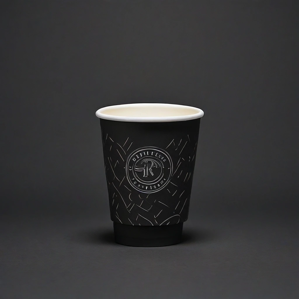 Chinese manufacturers wholesale disposable customizable hot gold black paper cups for hot coffee