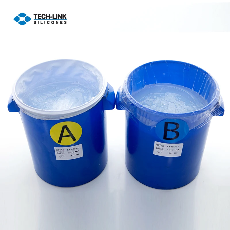 Wholesale High Temperature Resistance High Transparent Platinum Cured Food Grade Liquid Silicone Rubber