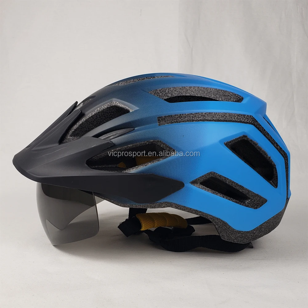 
New model inmould superlight custom bicycle helmet with LED light 