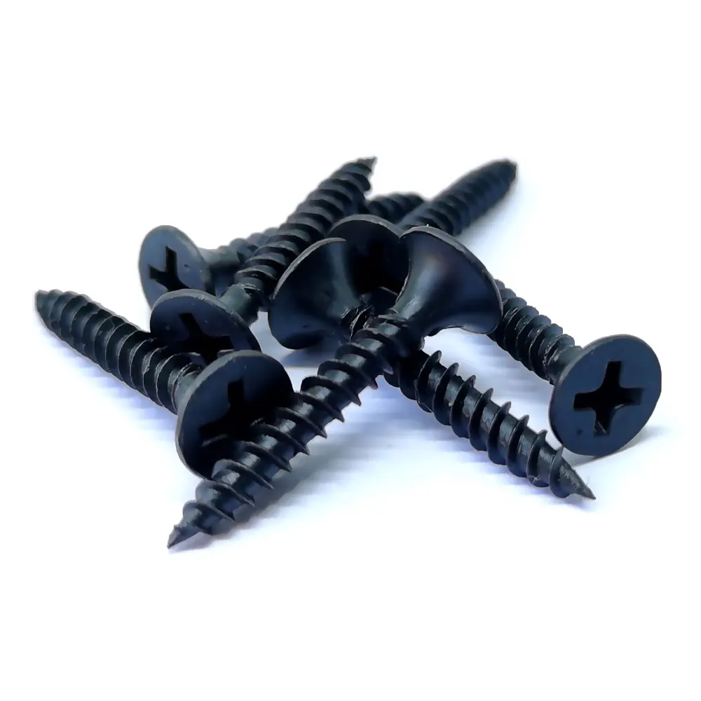 Shipping 3 days M3.5 3.5x25 Bulk Black Phosphated Fine Thread Drywall Screw