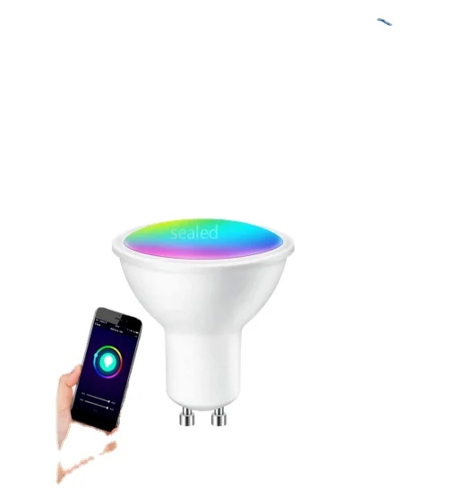 Tuya Matter WiFi Smart Bulb Dimmable Led Light 16 Million RGB Colors GU10 Lamp Voice Control Alexa Google Home