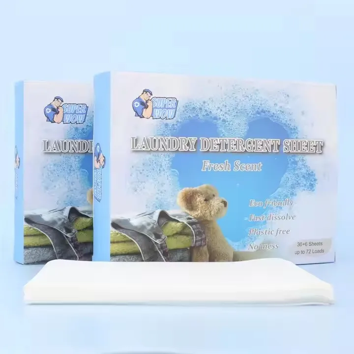 2024 Customized Laundry Tablets Concentrated Instant Eco-Friendly Laundry tablets Disposable Fragrance Laundry Detergent Sheets